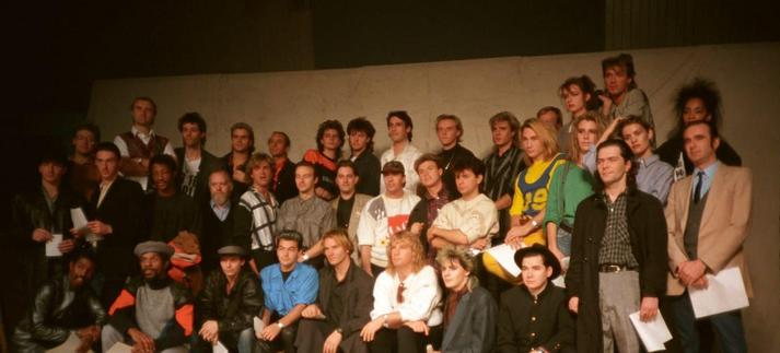Band Aid, en el estudio de grabación. / Steve Hurrell