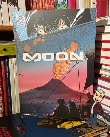 Cover van het stripalbum 'Moon 2: De stervende stad'
