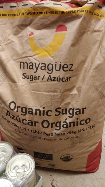 Ein 25kg-Sack Bio-Zucker