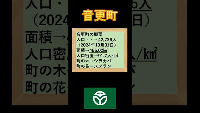 日本の市町村紹介～北海道音更町～#北海道 #音更 #音更町 #十勝川温泉