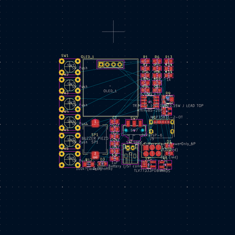 Rats nest of components waiting for layout in PCB design