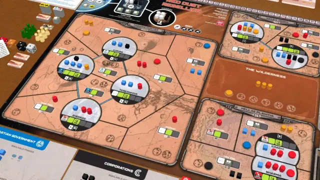 Red Dust Rebellion on Tabletopia