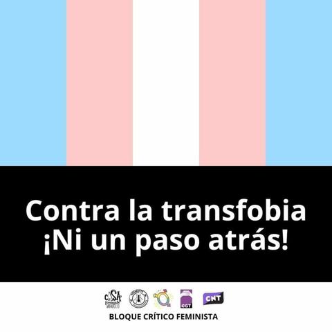 Contra la transfobia ni un paso atrás

Bloque Crítico Feminista