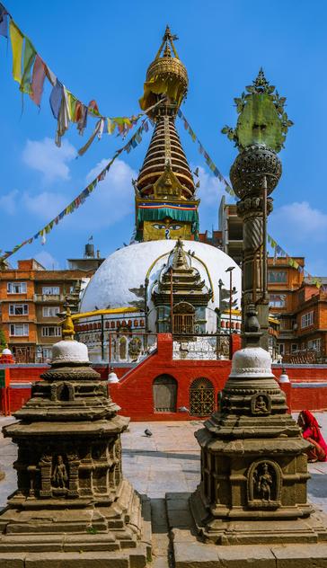 Colourful Stupa at Kathi Swoyambhu Buddhist temple in the heart of Kathmandu, Nepal
Captured by Komeil Karimi
