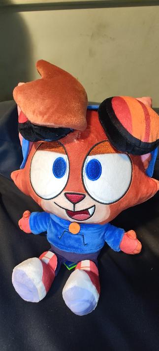 Plushie of Murphy from animated comedy web series Murphy and Mitzi.
