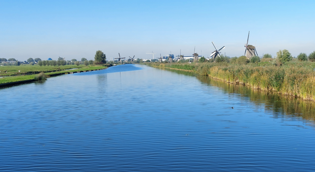 Windpumpen von Kinderdijk
