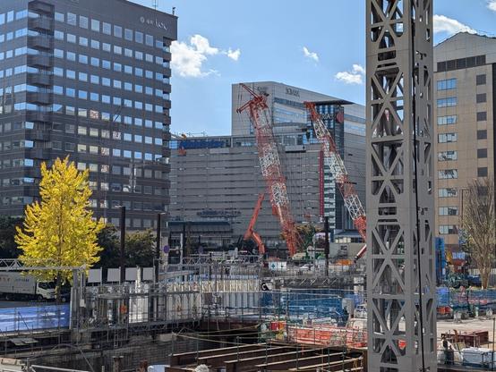 イムズ跡地の部分をズームアップ。