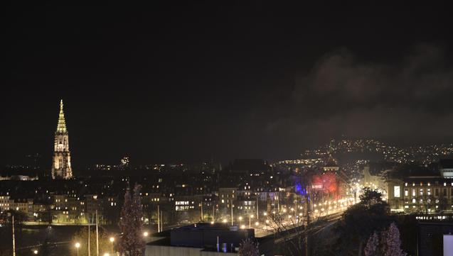 Late night view of Bern