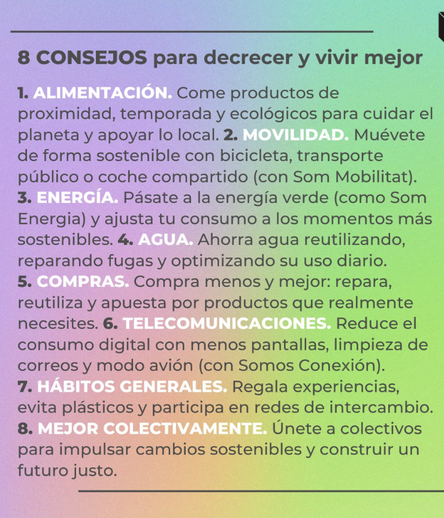 8 consejos de hábitos y consumo