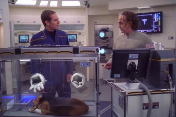 Archer, Phlox & Porthos in sickbay