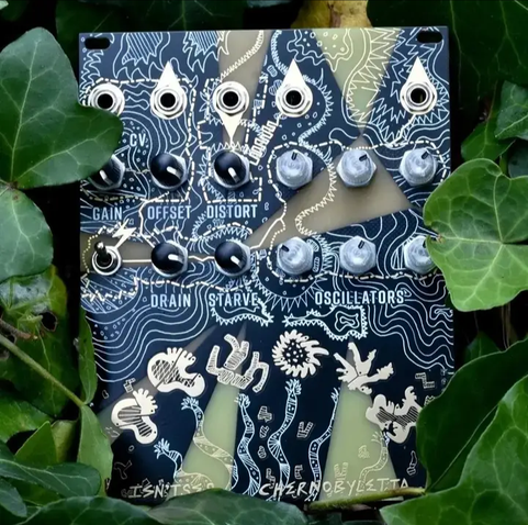 The Isn'tses Chernobyletta noise board. Highly graphicized and visually appealing.