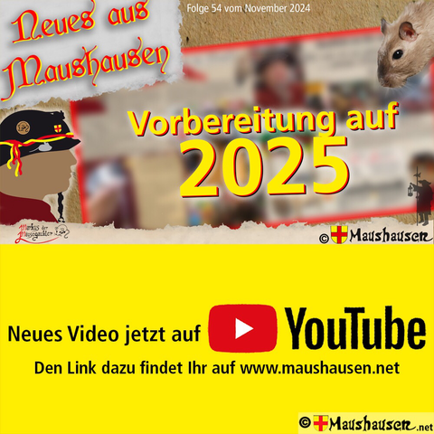 Werbung und Vorschaubilder des aktuellen „Neues aus Maushausen“