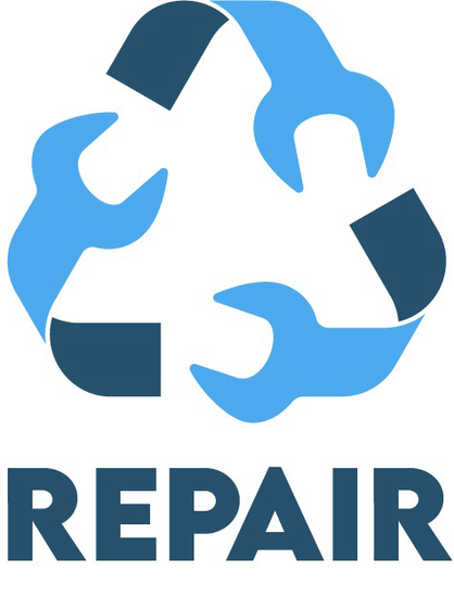 Recycle Logo aus stylisierten Schraubenschlüsseln