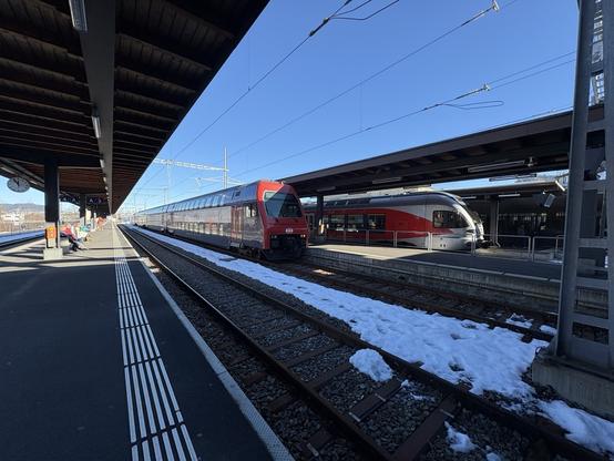 DPZ der SBB am Bahnhof Einsiedeln