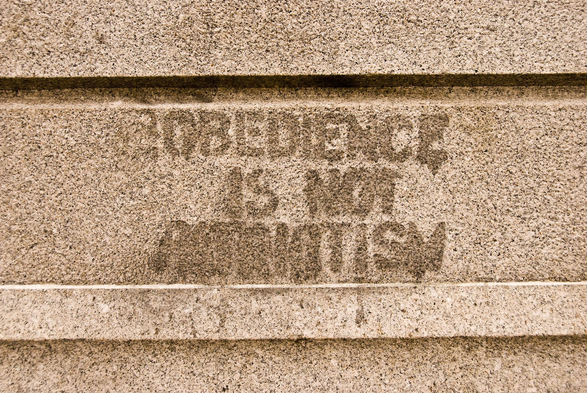 Obedience is NOT patriotism.