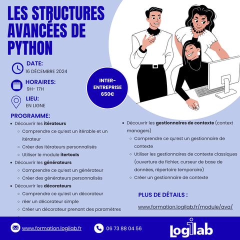 Les structures avancées de Python