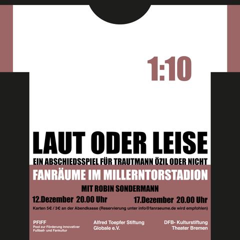 Flyer zur Veranstaltung in den Fanräumen am 12. und 17. Dezember je um 20:00 Uhr