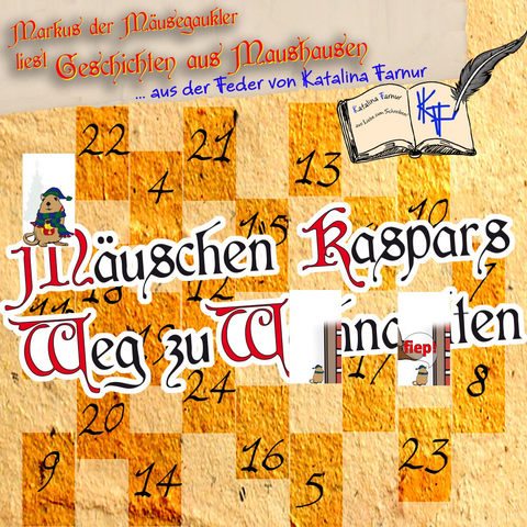 Der Adventskalender des Mäusegaukler mit 3 offenen Türen