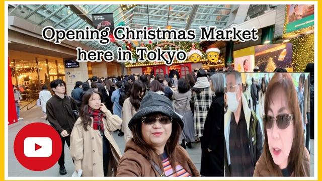 Saturday Explore Christmas Market at Roppongi Tokyo #enjoy #sightseeingtour
