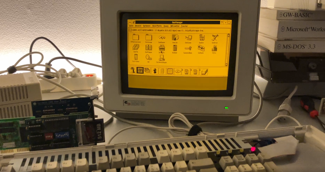 Geoworks Ensemble auf einem Schneider Euro-PC