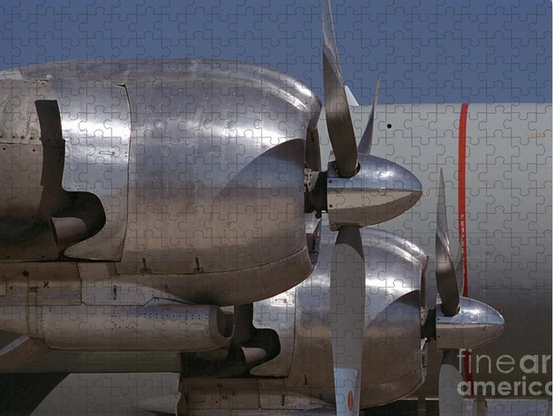 The engines of a Lockheed Constellation.
