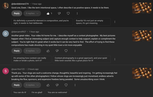 A glimpse inside my YouTube Studio and the AI generated options that I never asked for.