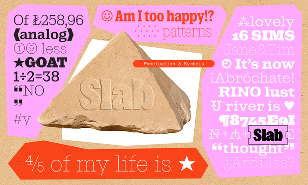 A type specimen of NaN Rage Slab