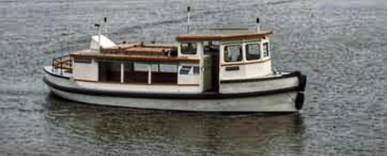 The tiny ferries looked like something WW2 commando’s would use to sneak into a harbour.