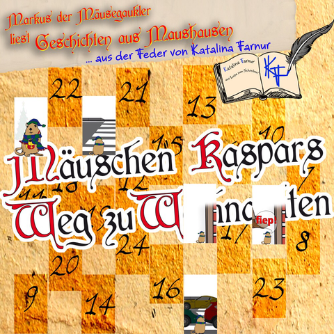 Adventskalender mit 5 offenen Türen