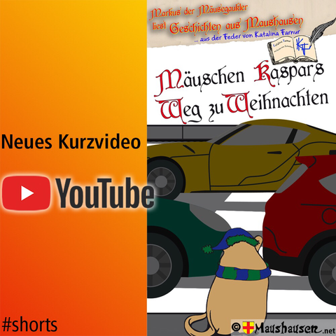 Vorschaubild zum Video, Mäuschen Kaspar vor dem Zebrastreifen mit Autos