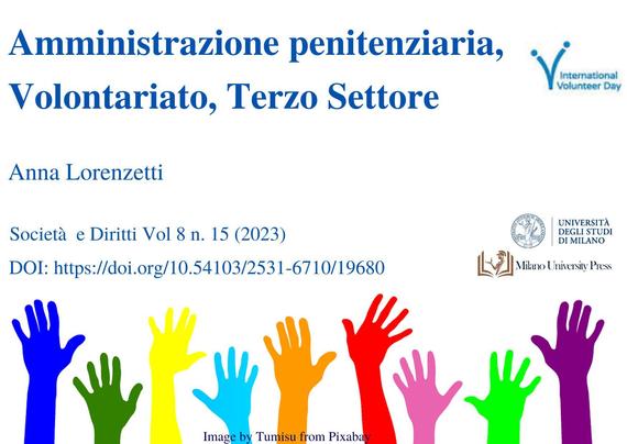 Amministrazione penitenziaria, volontariato, terzo settore
