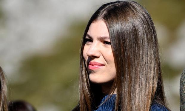 La infanta Sofía en uno de los eventos de los Premios Princesa de Asturias. (CARLOS ALVAREZ VIA Getty Images)