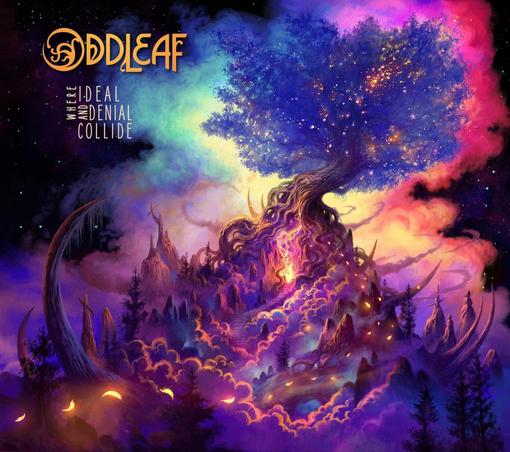 Oddleaf's "Where Ideal and Denial Collide" album artwork