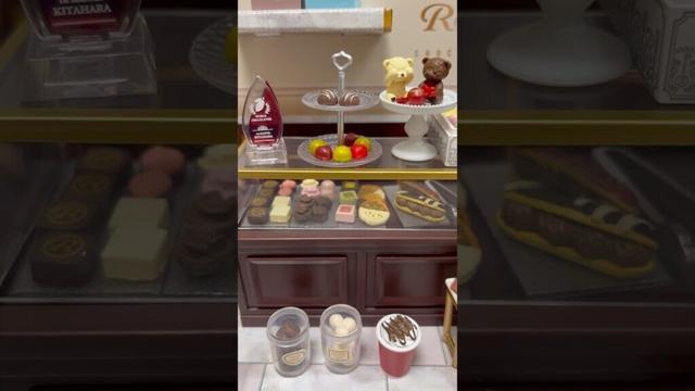 RE-MENT Petit Chocolaterie Miniature Chocolate Shop RE-MENT Petit Sample Series #shorts