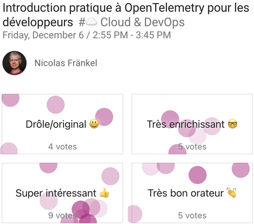 OpenFeedback on my talk