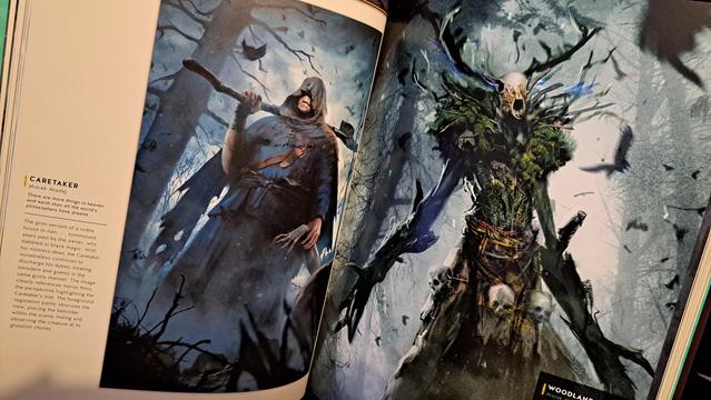Artwork of the Caretaker and the Woodland Spirit