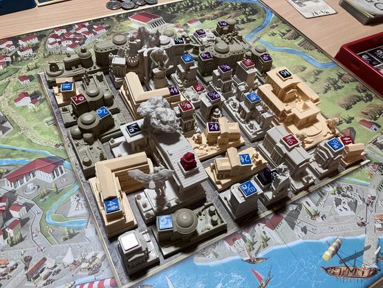 Die fertige Stadt bei Foundations of Rome