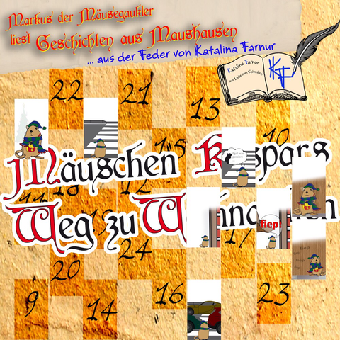 Adventskalender mit offenen Türchen in welchen sich das Vorschaubild zeigt
