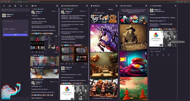 #PSiReN.eu #AdvancedWebInterface v4.3.2+glitch with/or without #CollapsedToots, which are #StillQuiteCool... Whether you #LikeIT... #OrNot...