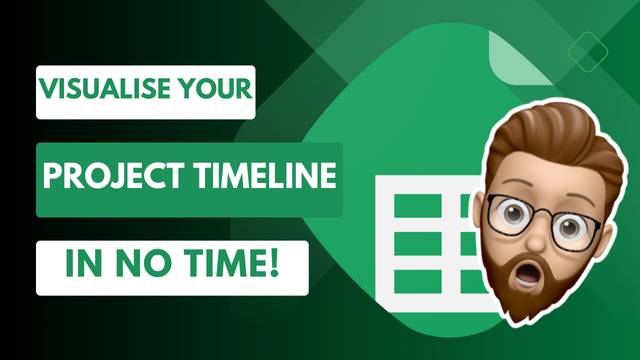 YouTube Thumbnail image highlighting the Google Sheets logo with the caption "Visualise Your Project Timeline in No Time!"