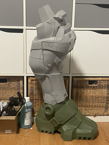 Linker Fuß und Unterschenkel vom Masterchief als 3d Druck ca 90cm höchstens