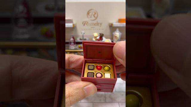 RE-MENT Petit Sample Series Petit Chocolaterie Miniature Chocolate Shop #shorts