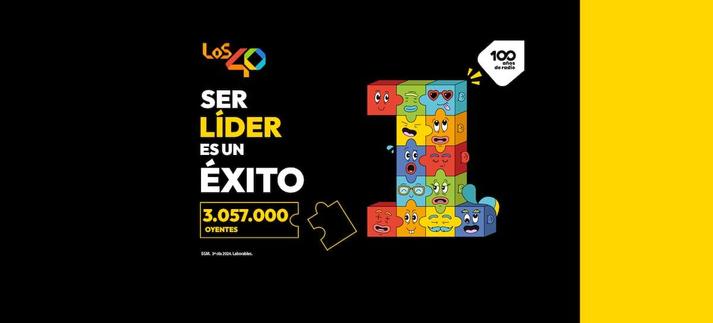 LOS40, líderes en la tercera ola del EGM 2024. / LOS40