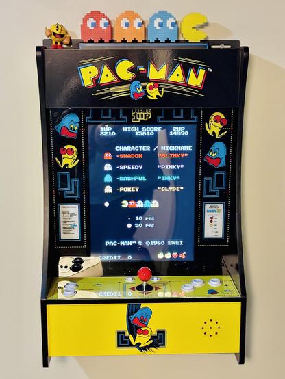 Pac-Man Partycade 12-in-1 cabinet