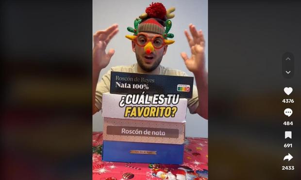 Un momento del vídeo de @pedrocomunidadcomida. (TIKTOK / @pedrocomunidadcomida)