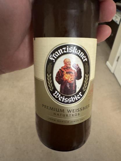 Franziskaner beer bottle