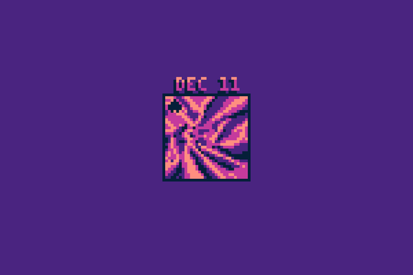 Pixel art depiction of what is arguably folds in a sheet