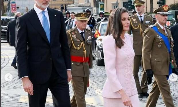 Los reyes, en Italia. (CASA REAL)