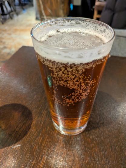 It's Friday so that's a lunch beer, baby!