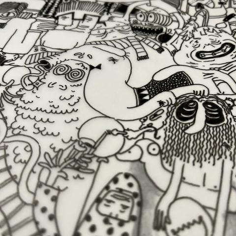 Detail of 1 frame of animation
